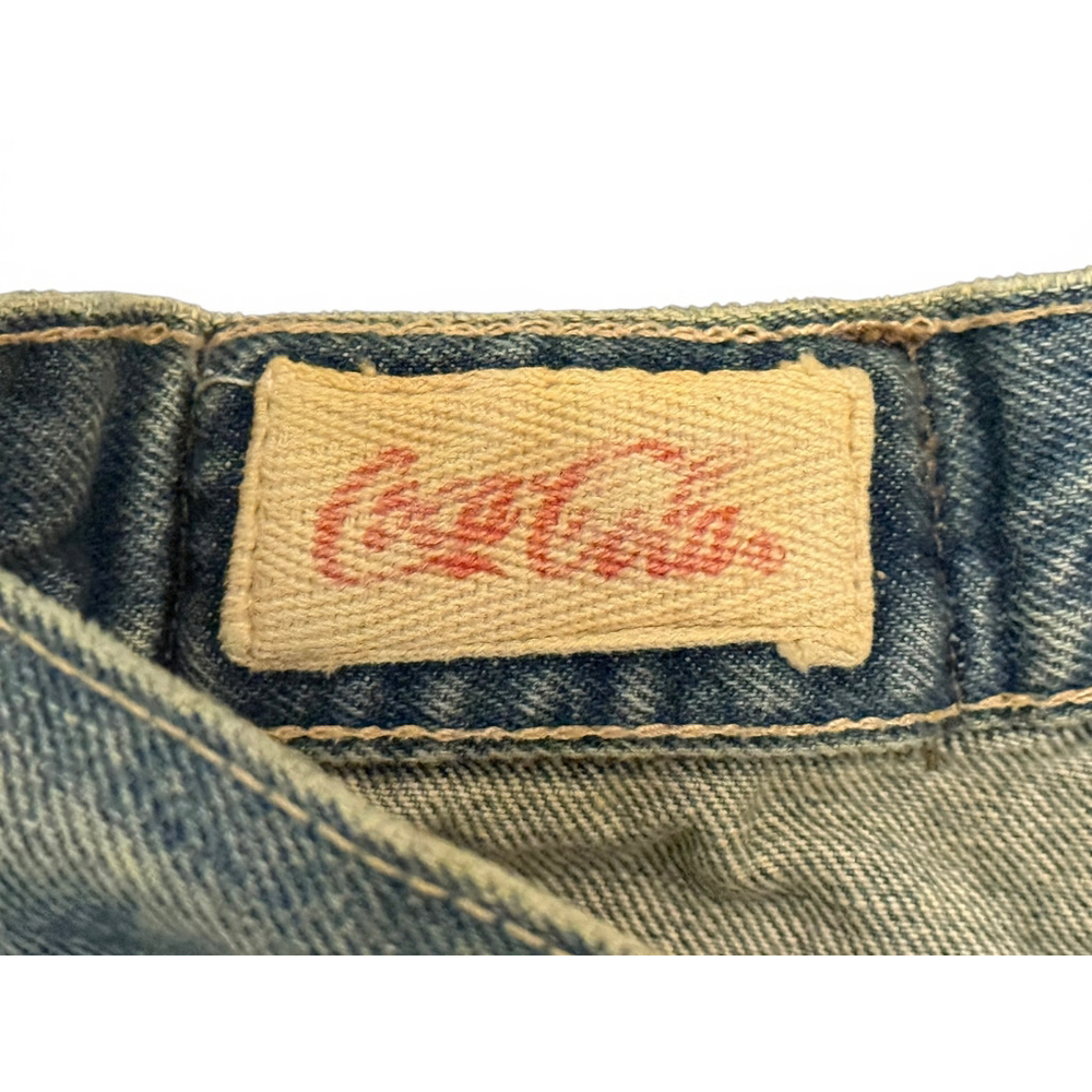 Vintage Coca Cola Jeans Womens High Rise Tapered Mom Jeans Denim Sz 27/6 - Picture 5 of 10